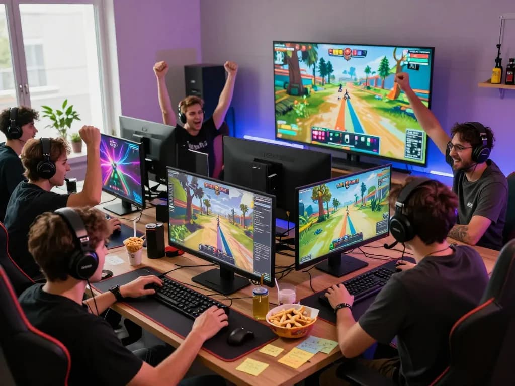 Players enjoying MERDEKA88 online game with dynamic visuals and cozy atmosphere.