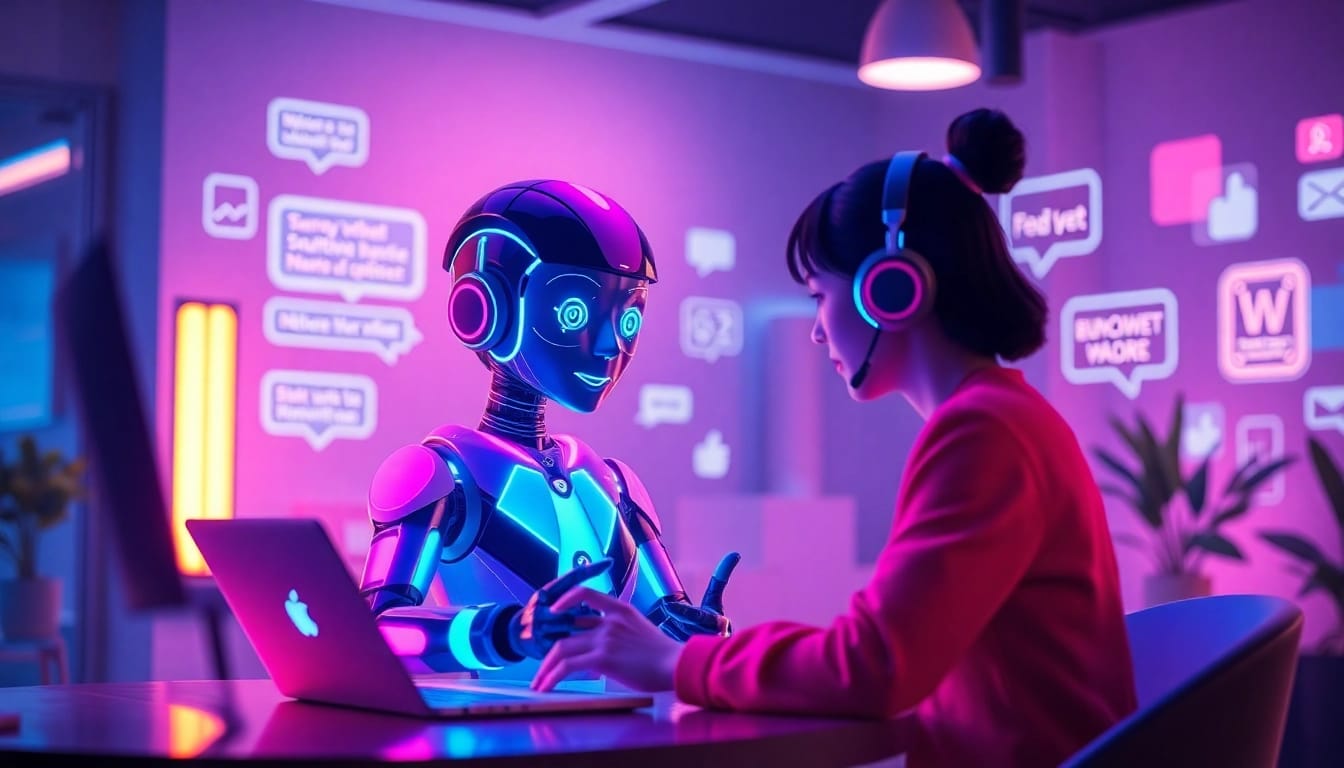Engaging AI chat interface showcasing crushon ia's vibrant character interactions.