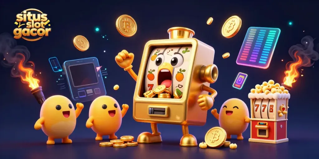 Permainan slot gacor menghadirkan jackpot besar dengan mesin slot emas dan kemenangan bersinar di RAYA22.