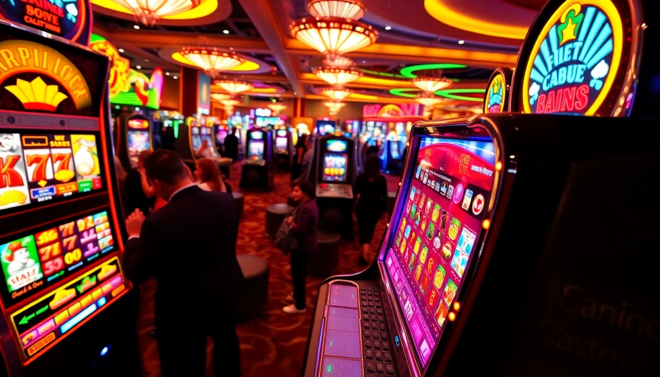 Mainkan situs slot gacor di mesin slot yang berkilau dengan pemain bersemangat.