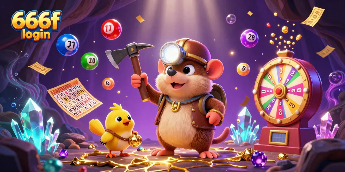 Experience 666f login with exciting gameplay and treasure hunting elements in this vibrant scene.