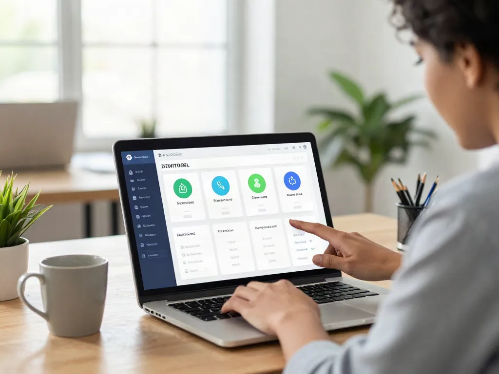 DEWITOGEL layanan AC mudah diakses dengan tampilan dashboard modern.