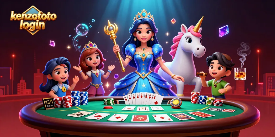 Experience the thrill of kenzototo login with vibrant poker action and enchanting characters.