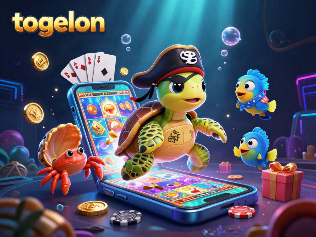 Engage in thrilling togelon gameplay with colorful slots, treasure elements, and a pirate theme.