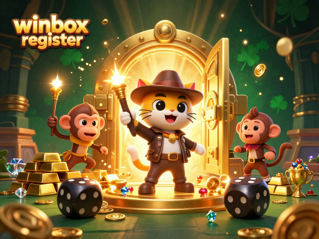 Enjoy the excitement of winbox register with this immersive casino-themed digital illustration.