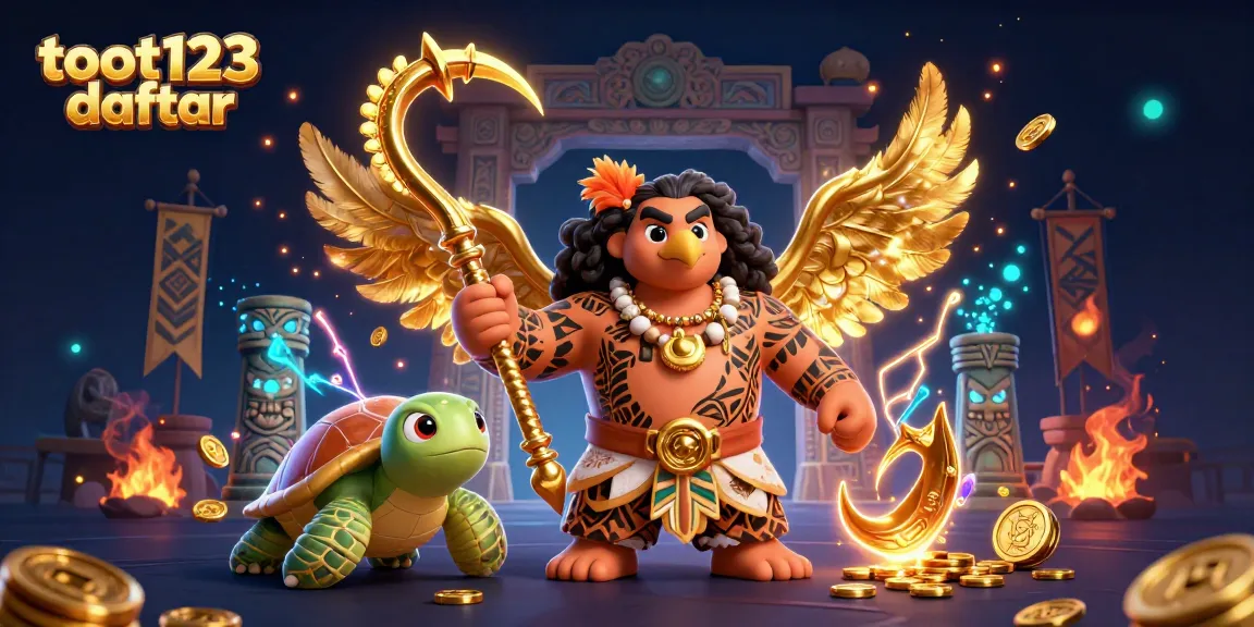 Engage with the exciting world of toot123 daftar and experience thrilling casino action in a vibrant 3D illustration.