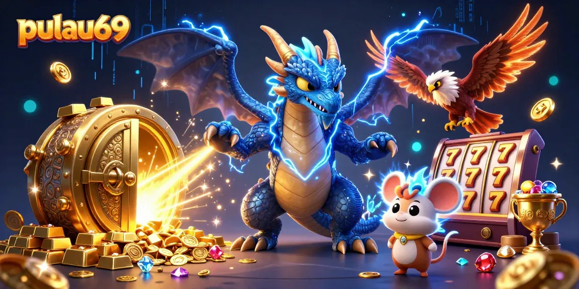 Engage with pulau69's thrilling world of animated gaming featuring dynamic characters and rich casino visuals.
