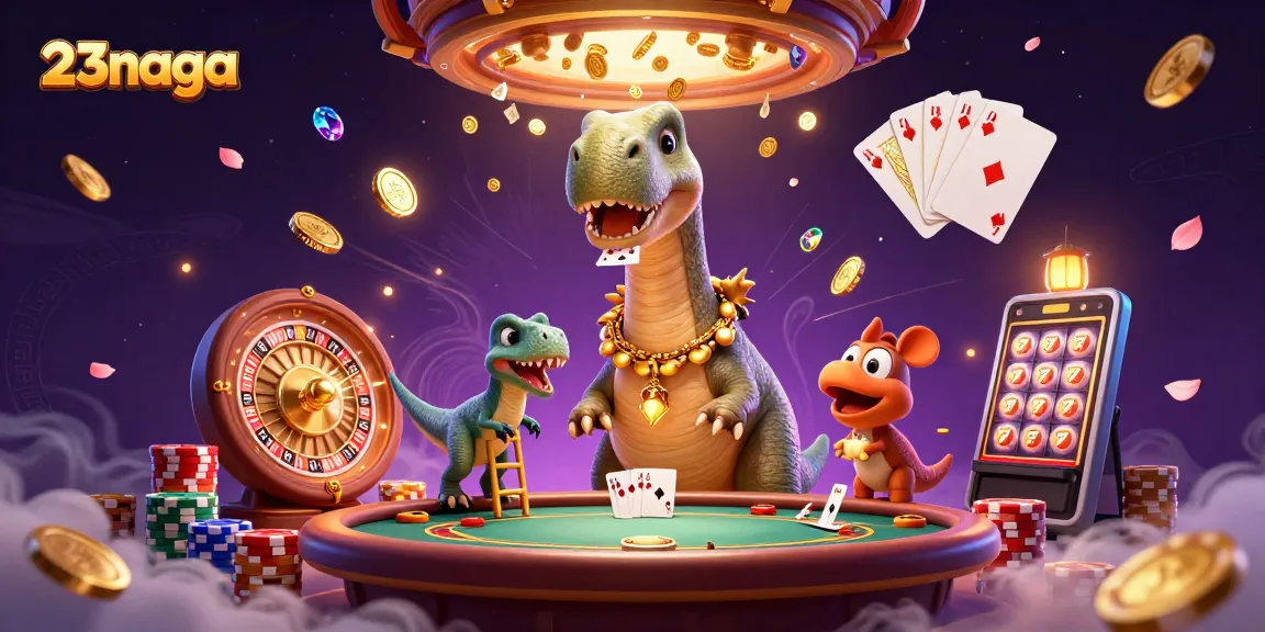 Menangkan jackpot di 23naga dengan raja dinosaur dan permainan poker yang menarik.