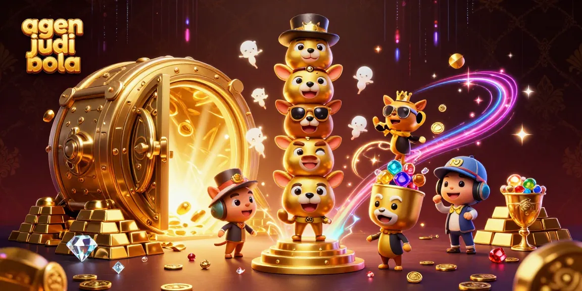 Win big with agen judi bola in this vibrant, dynamic 3D casino scene full of treasures.