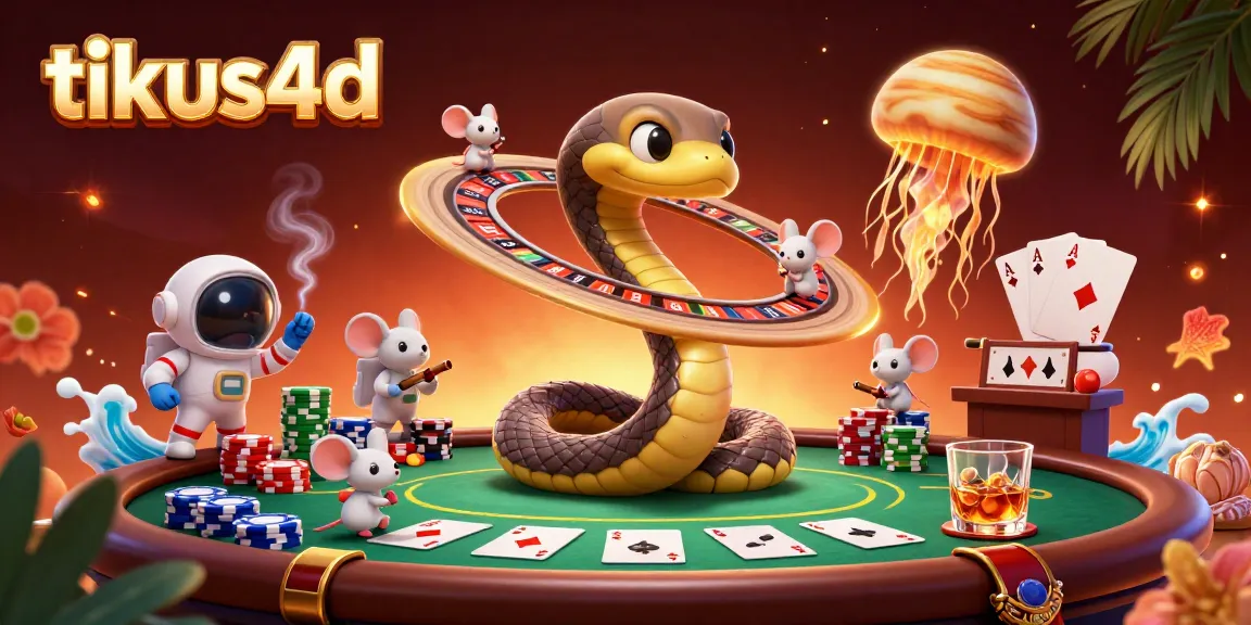 Experience thrilling gameplay with tikus4d as astronauts bet on a cosmic roulette wheel!