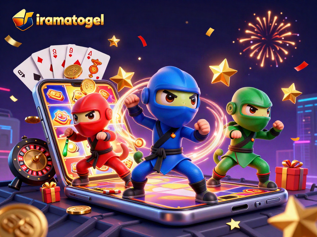 Menangkan iramatogel dengan ninja chameleon bermain dan merayakan kemenangan slot!