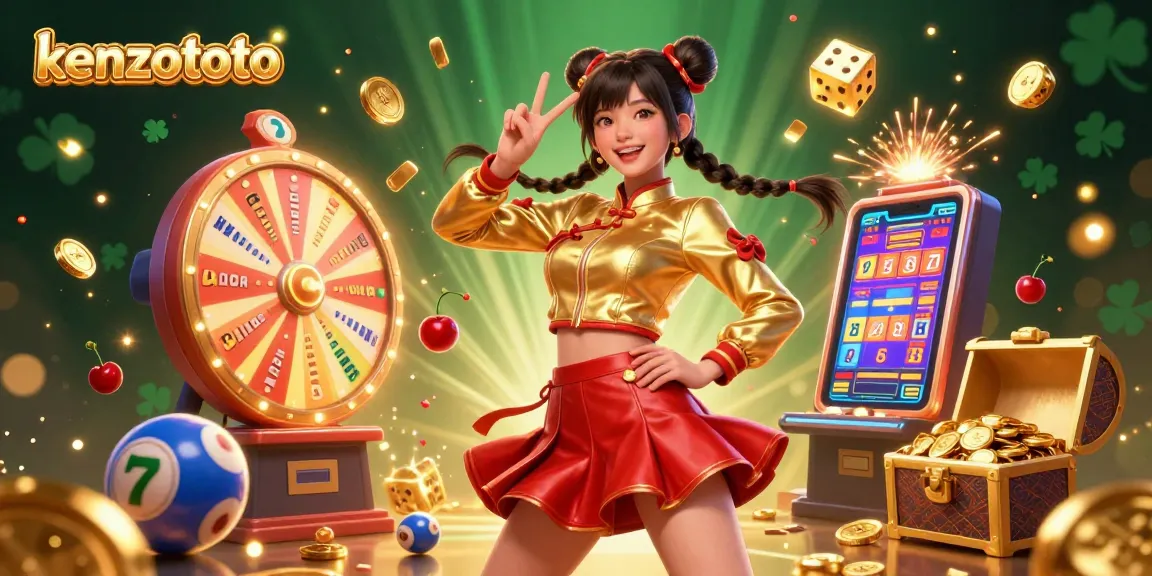 Kenzototo offers vibrant gaming experiences with jackpot slots and lively lottery elements in stunning 3D.
