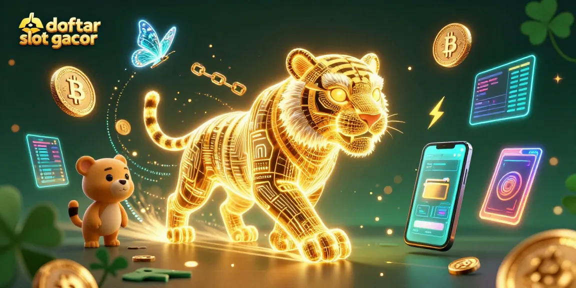 Engage in the thrilling world of daftar slot gacor with a vibrant digital casino experience featuring unique characters and cryptocurrency elements.