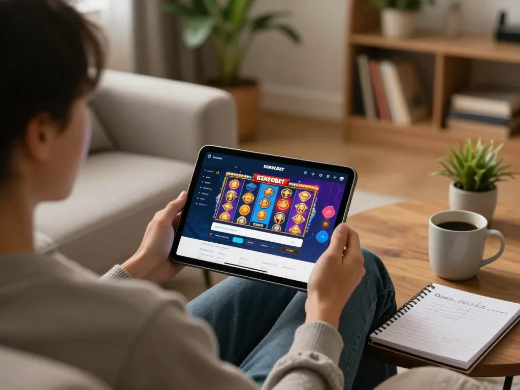Using KENZOBET login to play exciting slots on a cozy home setup