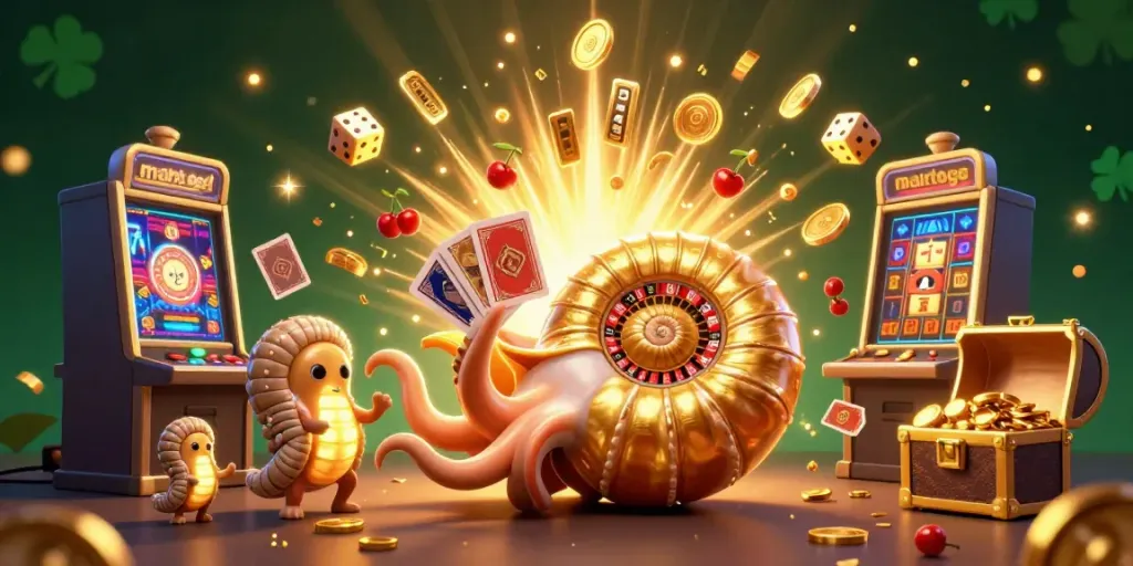 Experience the thrill of mariatogel with vibrant casino elements and dynamic 3D characters.