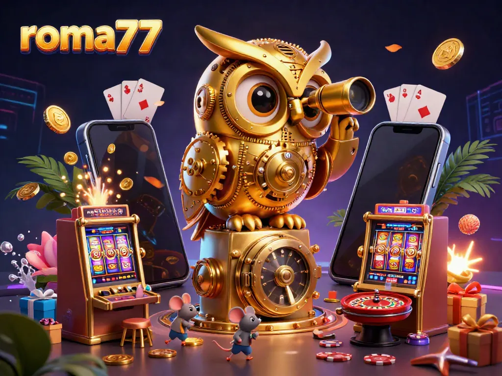 Rasakan keseruan bermain di roma77 dengan slot mesin berkilauan dan karakter menarik yang menghidupkan suasana.