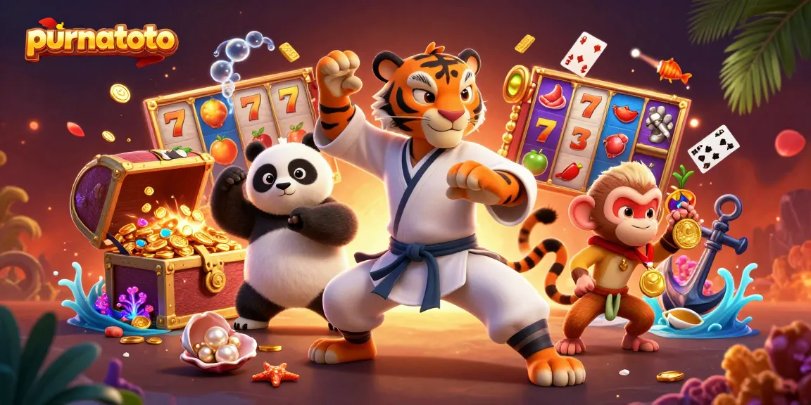 Memenangkan peluang besar di purnatoto dengan simbol slot berkilauan dan karakter berbasis seni bela diri