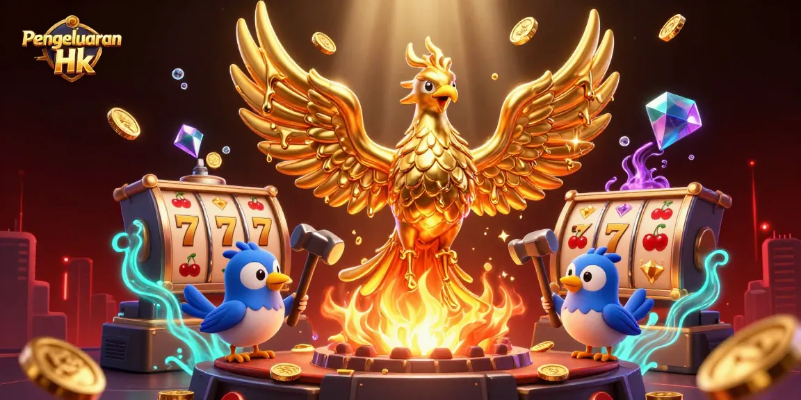 Catch exciting Pengeluaran Hk results with our vibrant casino illustration featuring gold coins and lucky symbols.
