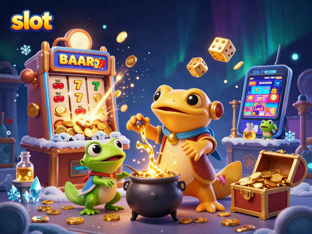 Slot mendeburkan kemenangan dengan mesin slot dan koin emas yang melimpah.