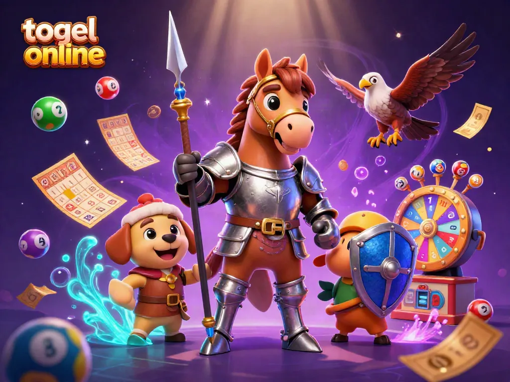 Menangkan togel online dengan cara menarik bola lotere yang penuh warna dan simbol keberuntungan.