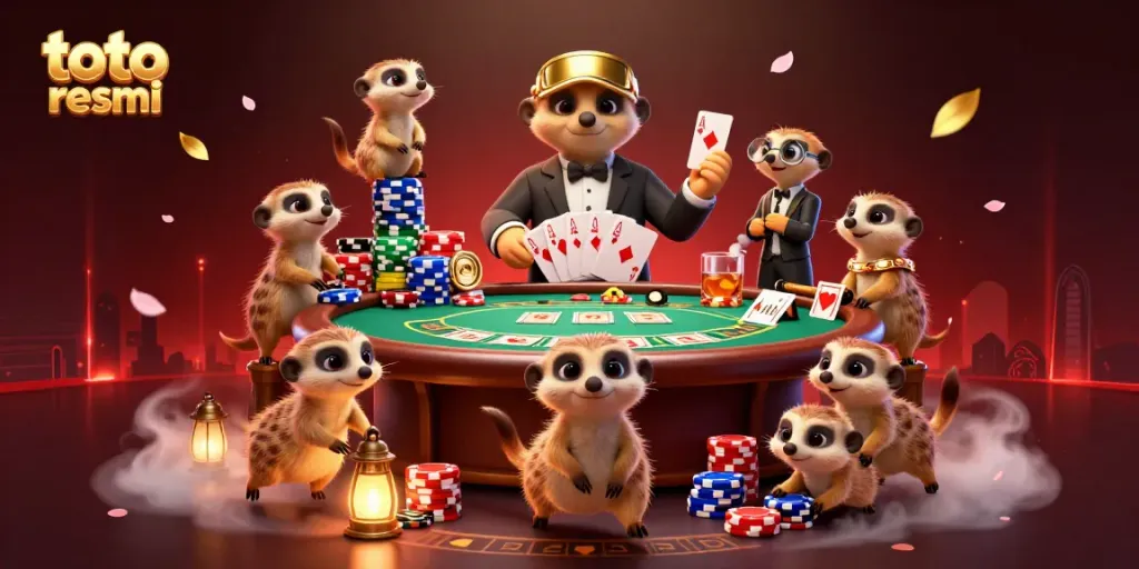 Dengan menggunakan toto resmi, koloni meerkat beroperasi dengan kasino mewah dan dealer.