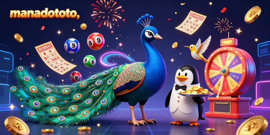 Experience the excitement of manadototo with vibrant casino characters and dynamic game elements.