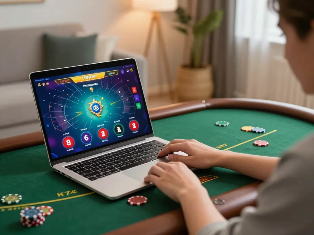Experience the excitement of online gambling with jangkar55's live blackjack gameplay from home.