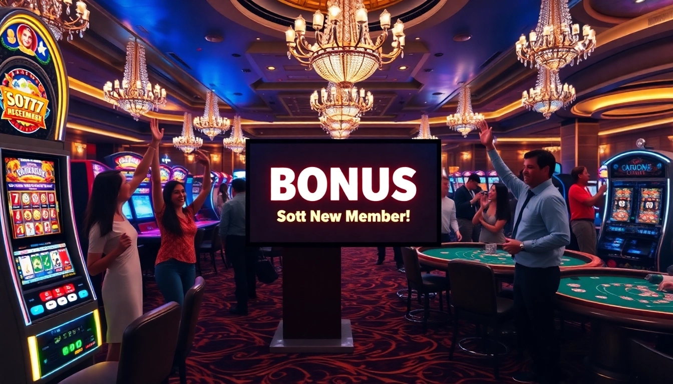Spin the slot machine to claim your slot bonus new member reward and join the excitement.