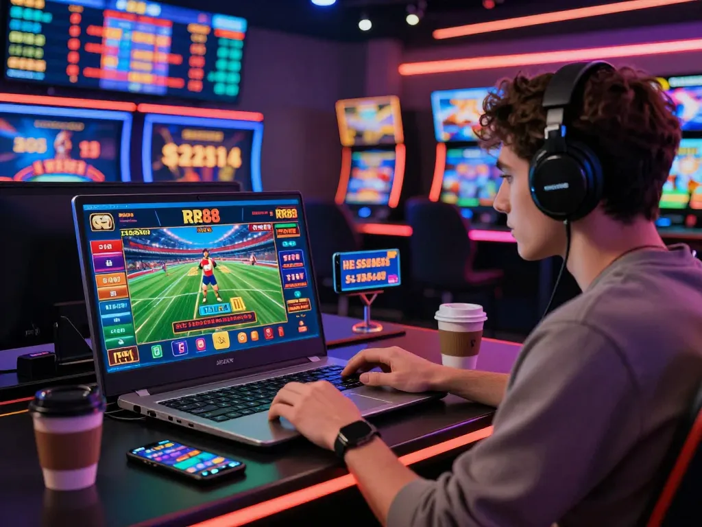 Engaging user experience on RR88 platform showcasing vibrant online casino games and betting.