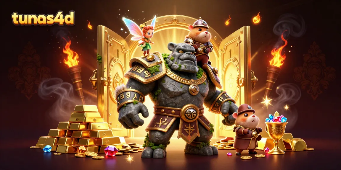 Experience tunas4d with engaging characters and rich casino elements in an enchanting 3D illustration.