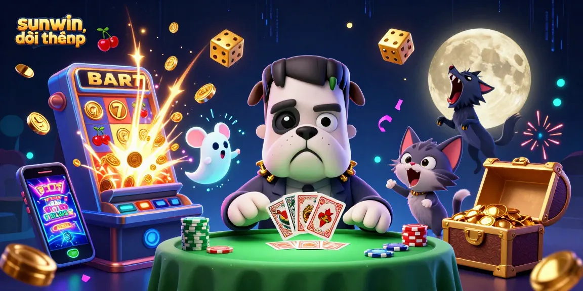 Engage in thrilling gameplay with sunwin đổi thưởng featuring vibrant characters in a lively casino setting.