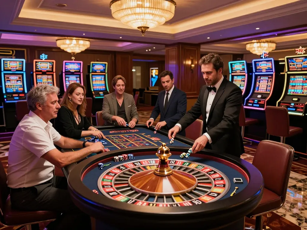 Kaisar888 login interface displayed on vibrant casino floor while engaging in thrilling roulette gameplay.