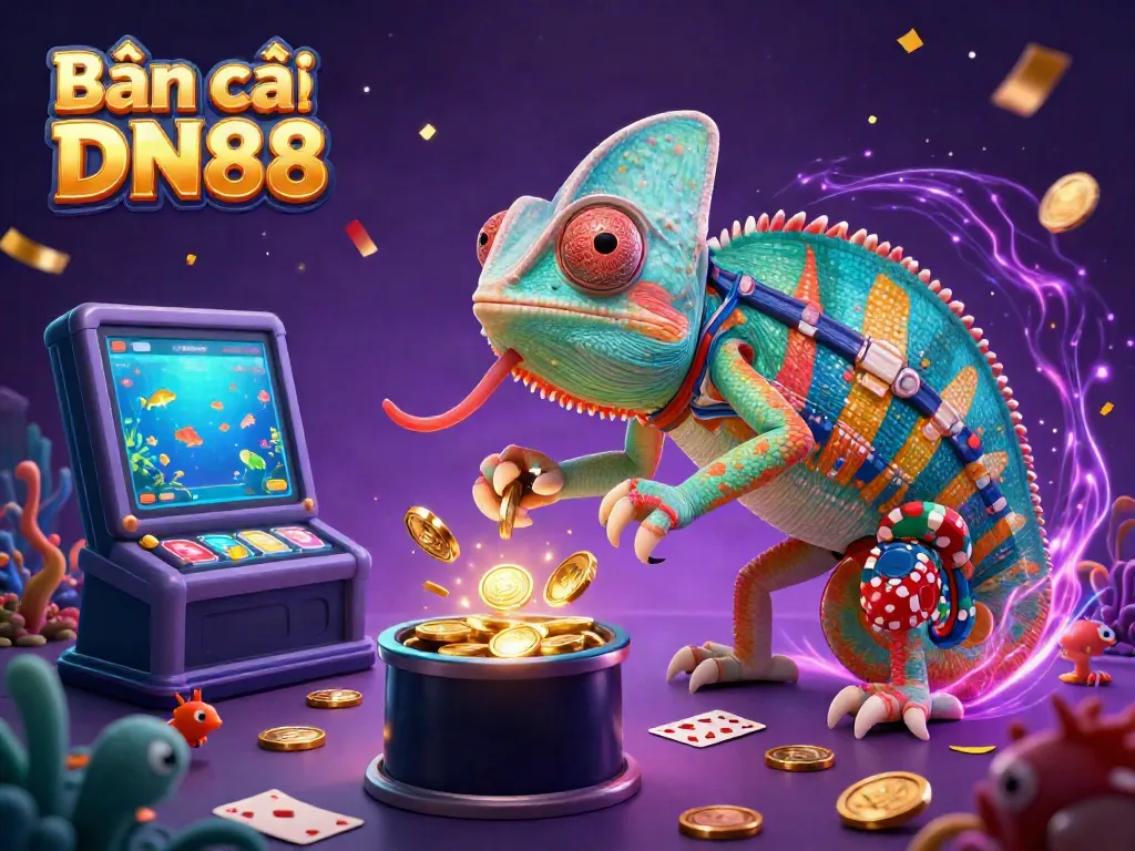 Bắn cá DN88 brings an exciting underwater casino experience with colorful sea creatures and vibrant game elements.