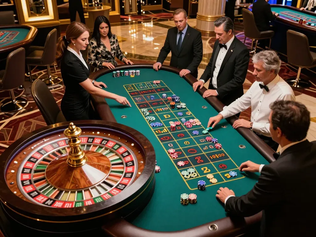 Rasakan sensasi roulette di Paris888 dengan pemain yang terlibat dalam taruhan tinggi.