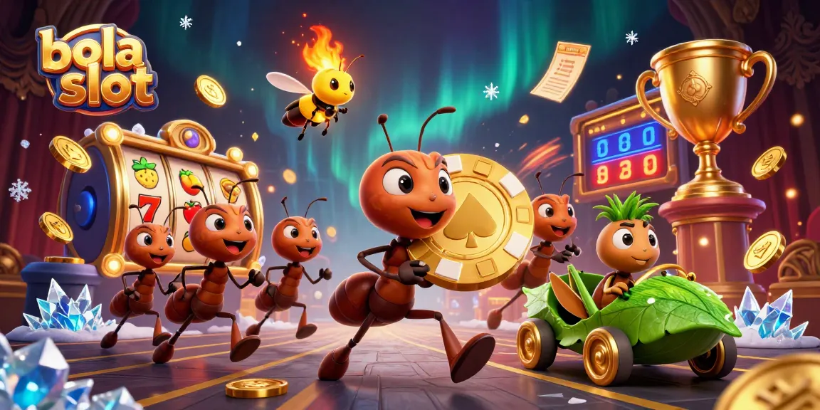 Engage with exciting bola slot games featuring animated heist scenes and vibrant casino elements.
