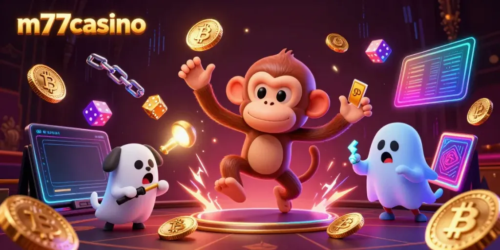 m77casino: Keceriaan kasino dengan monyet poltergeist bermain dan anjing pemburu hantu