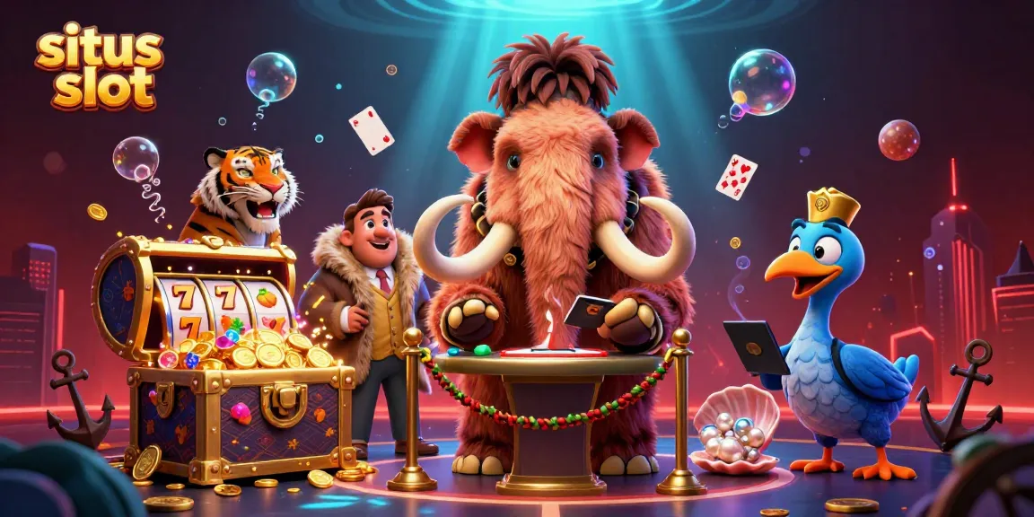 Experience thrilling situs slot gameplay with vibrant characters and exciting game elements.
