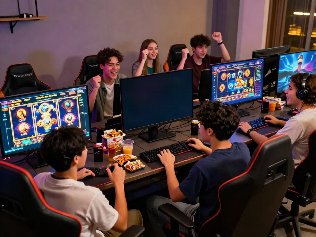 Pengalaman bermain slot88 online dengan teman-teman di ruang gaming yang modern