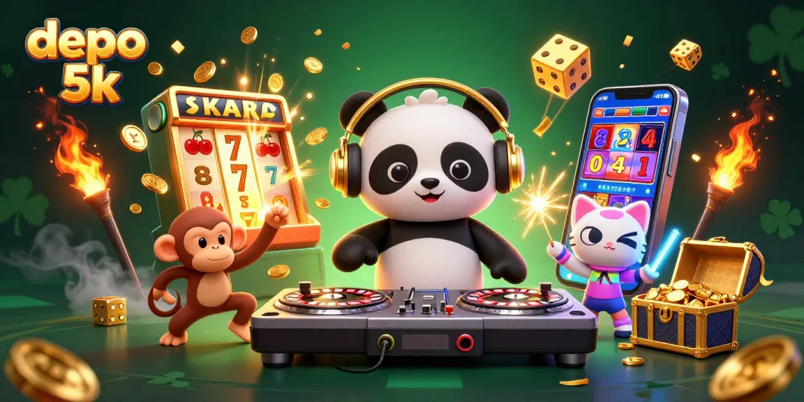 Menangkan hadiah besar dengan depo 5k melalui slot online berlisensi dan deposit minimal hanya 5000.