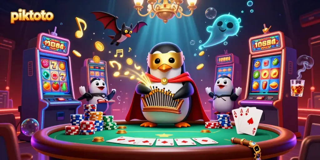 Win big at piktoto with vibrant casino illustrations featuring slots and thrilling gameplay.