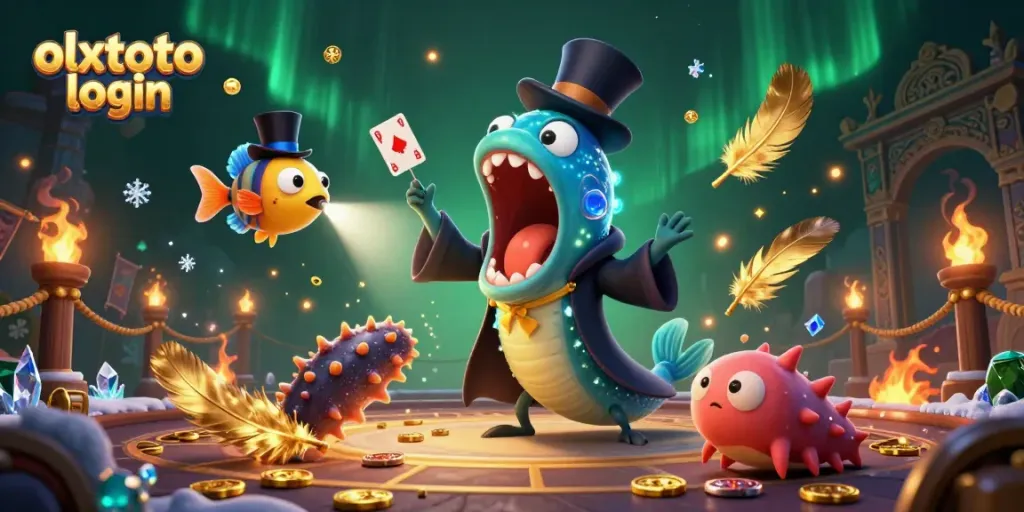 Play along with thrilling olxtoto login card tricks in this magical underwater adventure scene.