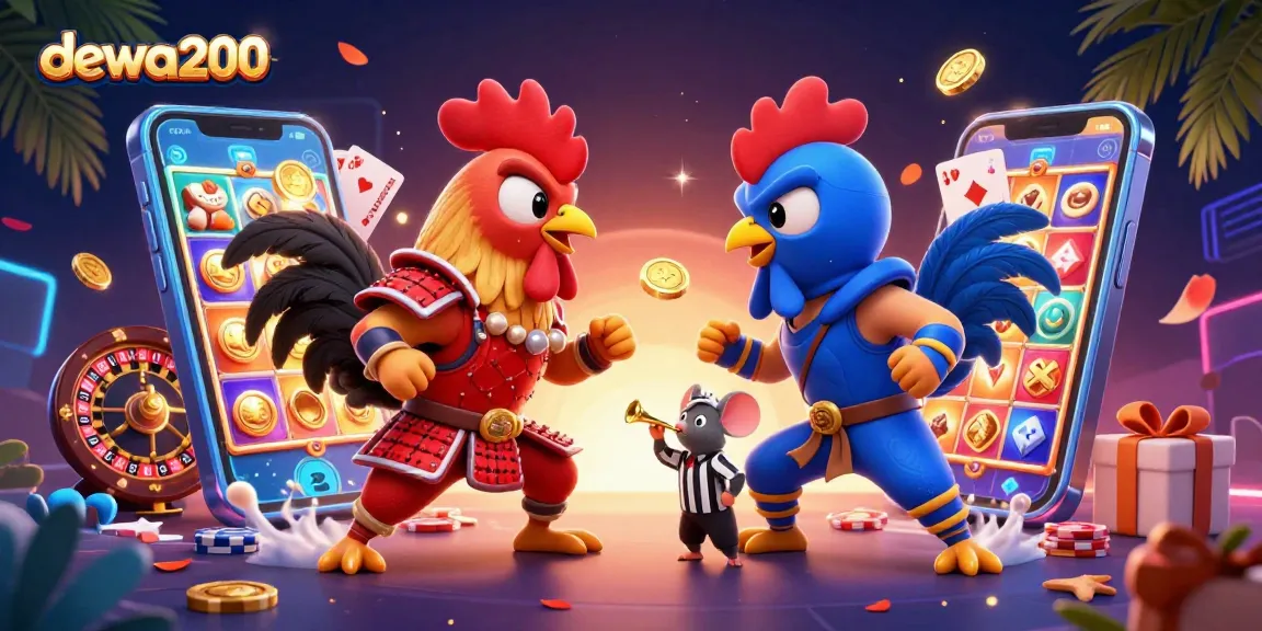 Rasakan keseruan dewa200 dengan ayam kokok bertarung di dunia permainan slot.