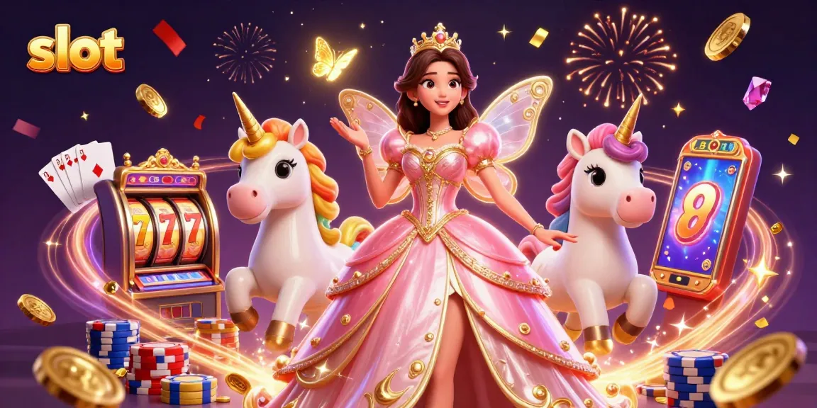 Spin to win on slot reels in a vibrant casino scene featuring a glamorous Asian woman.